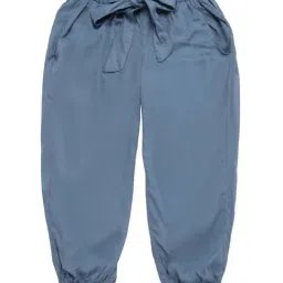 Cantabil Kids Blue Cotton Regular Fit Trousers-picture-26