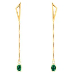 P.C. Chandra Jewellers 22k Gold Classy Dangler Earrings-picture-39