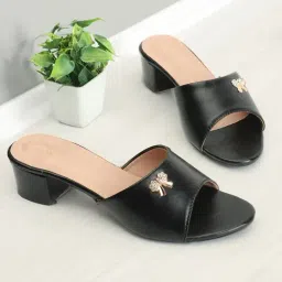 Iconics Women's Black Casual Sandals-picture-23