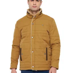Duke Khaki Blended Regular Fit Solid Jacket-picture-20