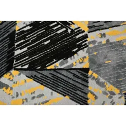 Presto Black & Grey Polyester Carpet image 3