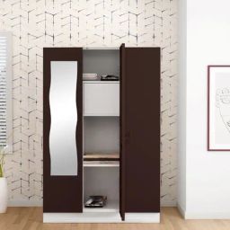 Godrej Interio Slimline 3-Door Steel Almirah, Russet (1-Year Warranty, 1 Locker)-picture-5