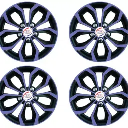 Auto Pearl VioDC48 R14 355.6 mm(14 Inch) PPress Type Wheel Hubcap with Retention Ring Glossy Full Silver Wheel Cover for Tata Tiago 1.05 Revotorq XE (Set of 4)-picture-35