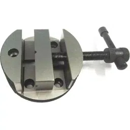 Assorts Quality Precision Rotary Table 100 mm (4 Inch) with Round Vices & Clamping T Nut Bolts (with 80 mm Round Vice) image 4