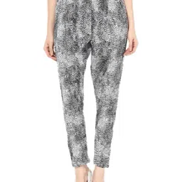 Miss Chase White & Black Relaxed Fit Pants-picture-20