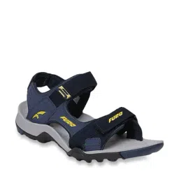 Furo by Red Chief Men's Navy Floater Sandals-image-8