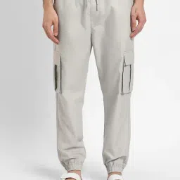 Bewakoof Grey Cotton Regular Fit Joggers-image-62