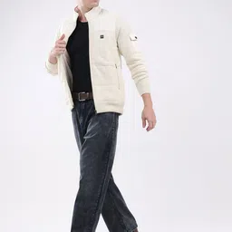 Monte Carlo Men Solid Mock Collar Lightweight Padded Jacket image 4