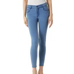 Miss Chase Light Blue Cotton Jeans-image-24