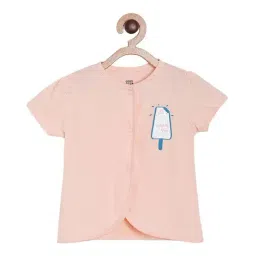 MINIKLUB Kids Multicolor Cotton Printed Top (Pack of 3) image 4