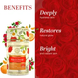 Khadi Natural Rose & Orange Face Pack image 5