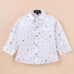 Robo Fry Lycra Knit Full Sleeves Printed 3 Piece Party Suit With Bow & Hat - Light Blue image 2