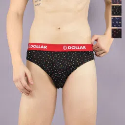 Dollar Bigboss Printed Men Pack of 5 Low-Rise Basic Brief-picture-13