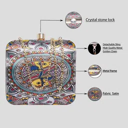 Swisni Digital Printed Clutch image 2