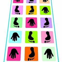 Hopscotch Jumbo Play Mat, Game for Kids, Adults, Indoor-Outdoor Fun Game Party & Fun Board Game-image-5