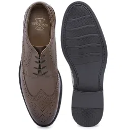 Red Tape Men's Brown Brogue Shoes image 5