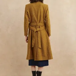 RAREISM Yellow Fleece Solid Long Sleeves Jacket image 2