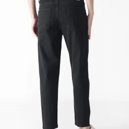 Rare Rabbit Black Comfort Fit Solid Jeans image 2