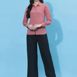 SELVIA Pink Regular Fit Shirt image 5