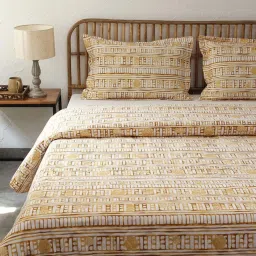 House This Sanchi Yellow 180 TC Cotton Dohar image 2