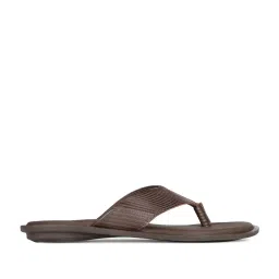 Hush Puppies by Bata Men's EDDIE E Brown Thong Sandals image 2