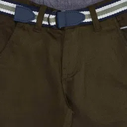 Pantaloons Junior Boys Boys Cedar Green Relaxed Fit Shorts image 2