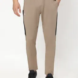 Dida Beige Polyster Regular Fit Solid Trackpant-picture-14