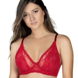 PARFAIT Racing Red Under Wired Non Padded Everyday Bra-image-20