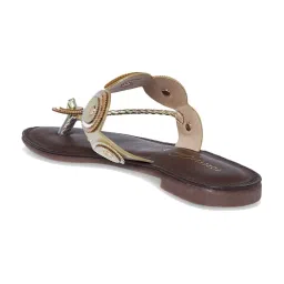 Forever Glam by Pantaloons Women's Multicolor Thong Sandals image 5