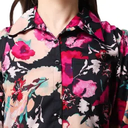 Cation Black Printed Shirt image 5