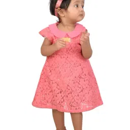 KidsDew Kids Pink Lace Dress-picture-47