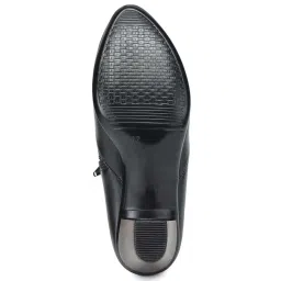 Shezone Women's Black Casual Booties image 5