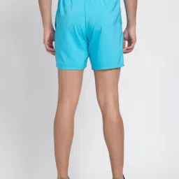 Adidas Blue Regular Fit Striped Shorts image 2