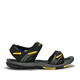 Woodland Men's Black Floater Sandals image 2