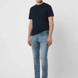 Peter England Jeans Cool Blue Skinny Fit Jeans image 5