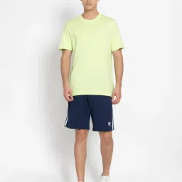 Adidas Originals Essentials Light Green Regular Fit Crew T-Shirt image 5