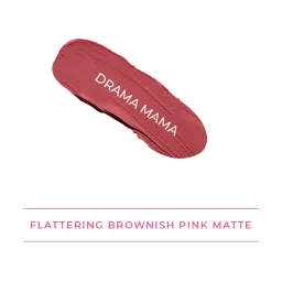 Praush Beauty Non Drying Liquid Lipstick Drama Mama - 30 gm image 4