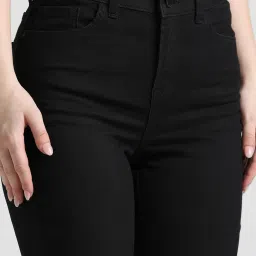 Only Black Blended Flared Fit High Rise Jeans image 5