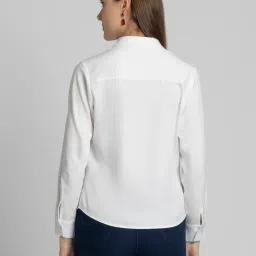 SHAYE White Embroidered Shirt image 2