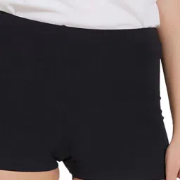 Soie Black Cycling Shorts - Pack of 2 image 5