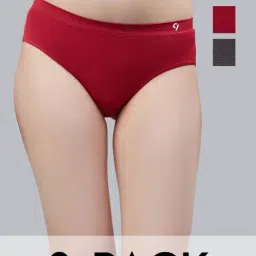 C9 Airwear Red & Grey Hipster Panty - Pack of 2-picture-38