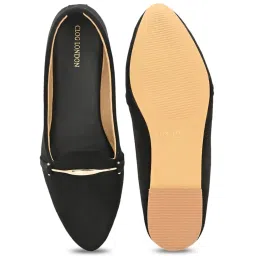Clog London Women's Black Flat Ballets image 5
