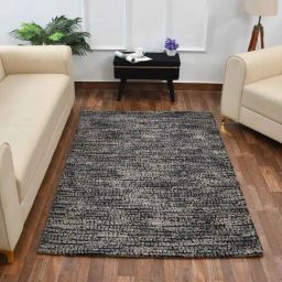 Presto Black & Grey Polyester Carpet-picture-35