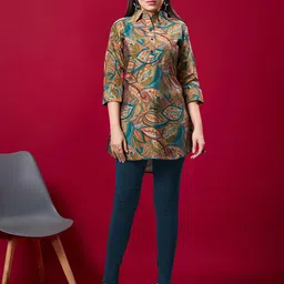 JDS LIFESTYLE Floral Print Shirt Style Top-picture-16