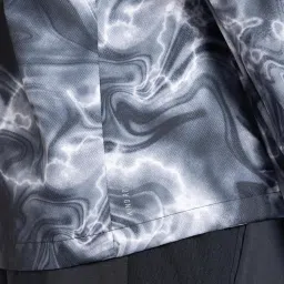 Adidas White Slim Fit Printed Jacket image 5