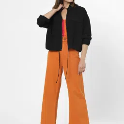 Vero Moda Black Regular Fit Bomber Jacket image 5