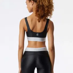 New Balance Black Printed Sports Bra image 2