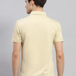 Monte Carlo Beige Regular Fit Texture Polo T-Shirt image 2