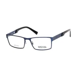 Kenneth Cole Blue Geometric Eye Frames for Men-picture-41