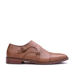 Hats Off Accessories Men's Tan Monk Shoes image 2